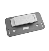CombiCraft Blanco Badgemaster naambadge aluminium 72x38mm met magneet - per 1 stuk