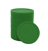 CombiCraft Blanco plastic winkelwagenmunten €1 formaat - per 100 stuks