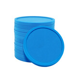 CombiCraft Blanco plastic winkelwagenmunten €2 formaat-  per 100 stuks