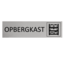 CombiCraft Aluminium deurbordje Opbergkast  165 x 45 mm - per 1 stuk