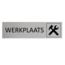 CombiCraft Aluminium deurbordje Werkplaats  165 x 45 mm - per 1 stuk
