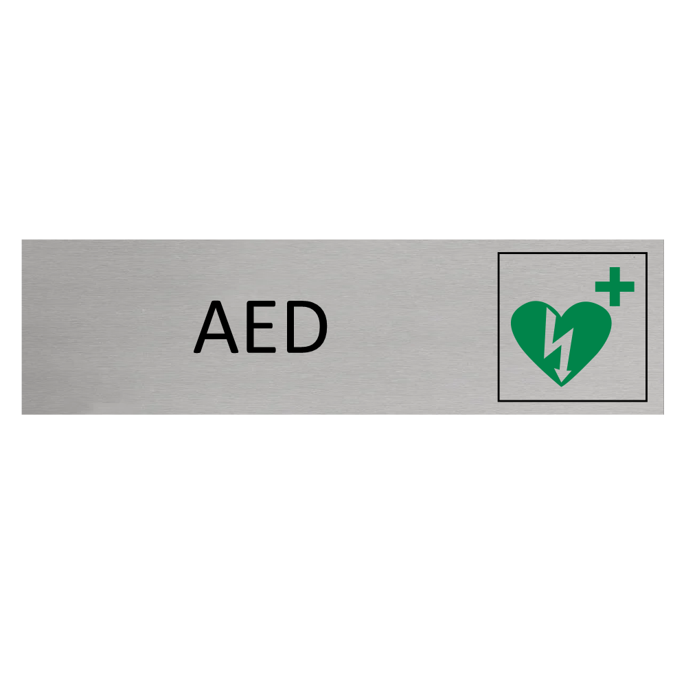 CombiCraft Aluminium deurbordje AED 165 x 45 mm - per 1 stuk