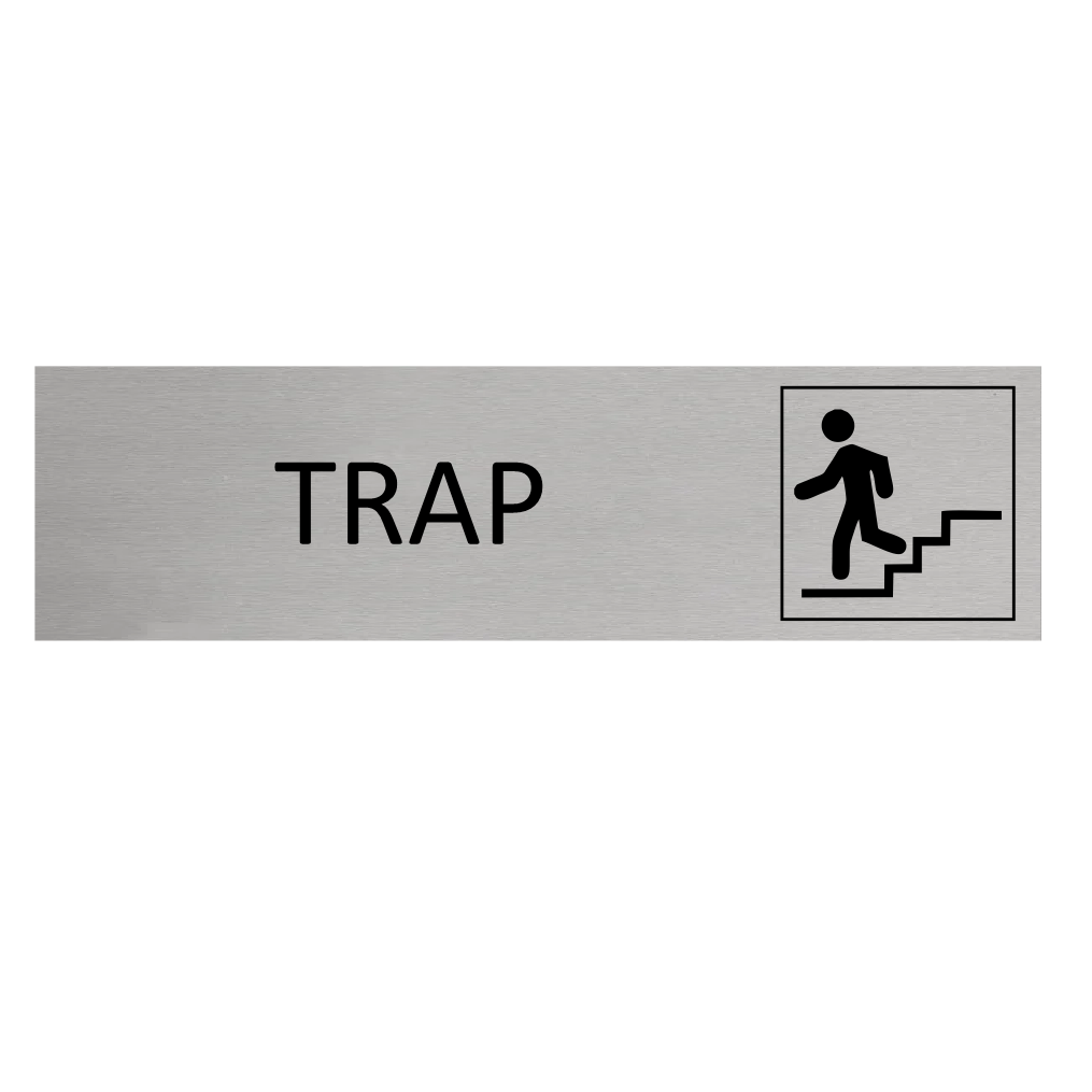 CombiCraft Aluminium deurbordje Trap 165 x 45 mm - per 1 stuk