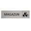 CombiCraft Aluminium deurbordje Magazijn 165 x 45 mm - per 1 stuk