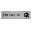 Aluminium deurbordje Productie 165 x 45 mm - per 1 stuk
