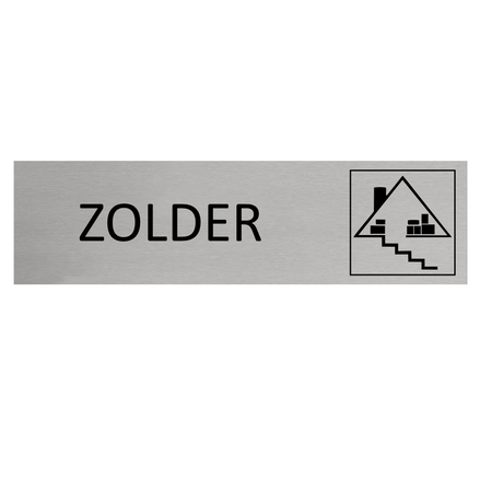 CombiCraft Aluminium deurbordje Zolder 165 x 45 mm - per 1 stuk