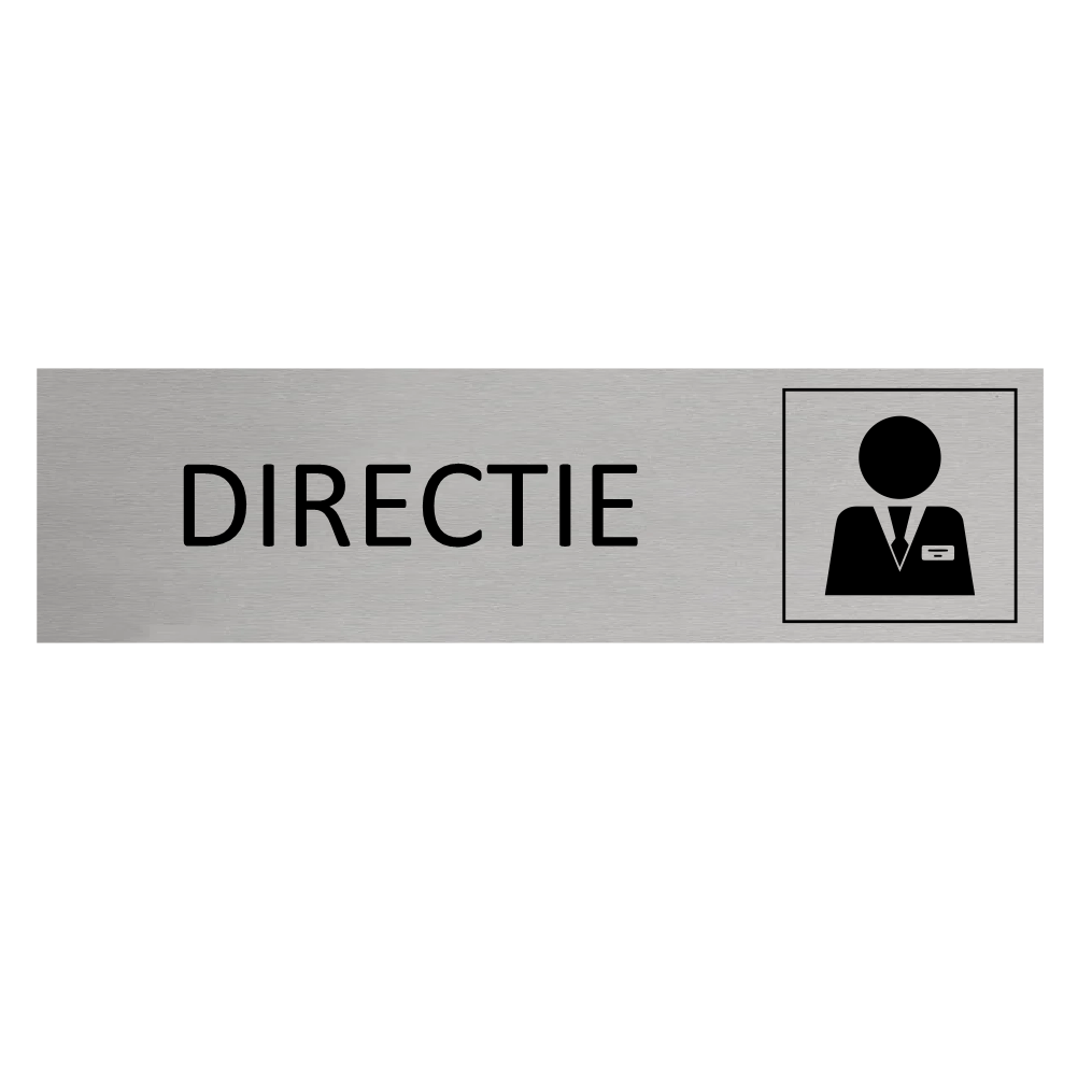 CombiCraft Aluminium deurbordje Directie 165 x 45 mm - per 1 stuk