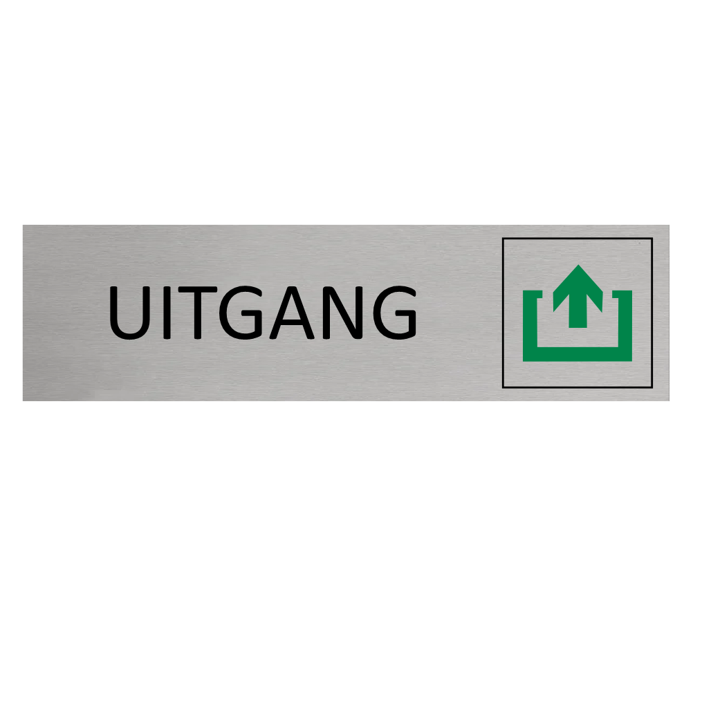 CombiCraft Aluminium deurbordje Uitgang 165 x 45 mm - per 1 stuk