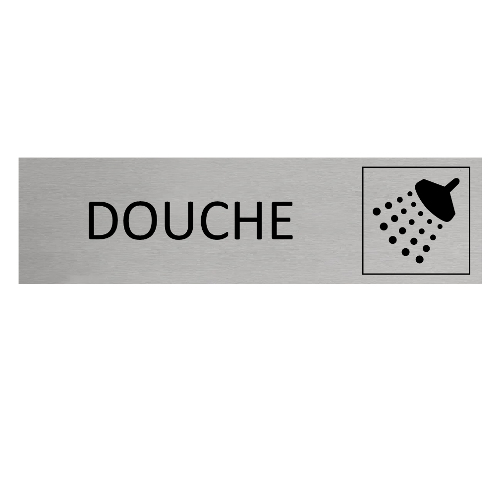 CombiCraft Aluminium deurbordje Douche 165 x 45 mm - per 1 stuk