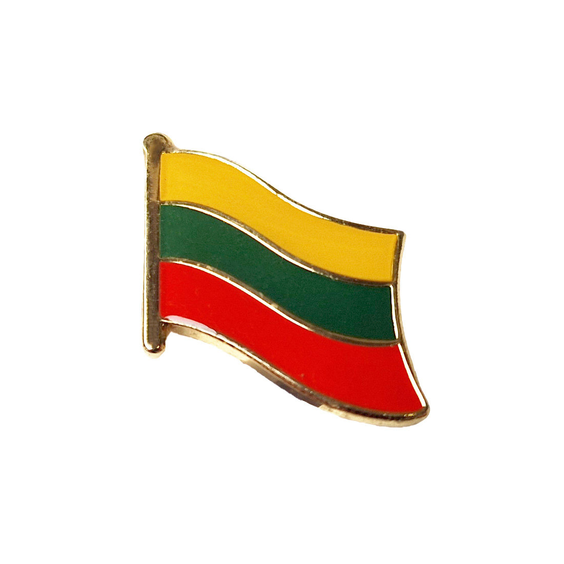 CombiCraft Vlag pin Litouwen 18 x 14 mm - per 1 stuk