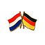 Vriendschapsspeld Nederland - Duitsland 20 x 15 mm - per 1 stuk