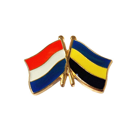Vriendschapsspeld Nederland - Gelderland 20 x 15 mm - per 1 stuk
