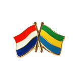 Vriendschapsspeld Nederland - Gabon 20 x 15 mm - per 1 stuk