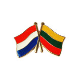 Vriendschapsspeld Nederland - Litouwen 20 x 15 mm - per 1 stuk