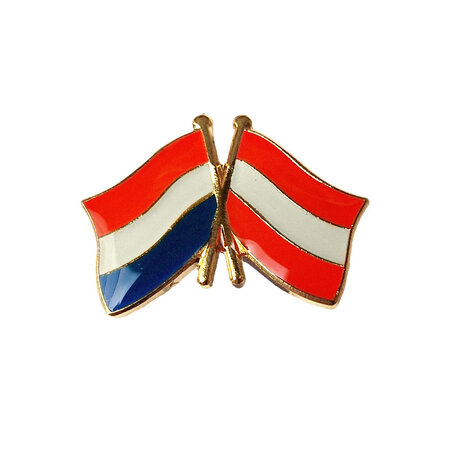 Vriendschapsspeld Nederland - Oostenrijk 20 x 15 mm - per 1 stuk