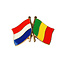 Vriendschapsspeld Nederland - Mali 20 x 15 mm - per 1 stuk