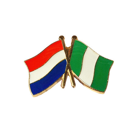 Vriendschapsspeld Nederland - Nigeria 20 x 15 mm - per 1 stuk