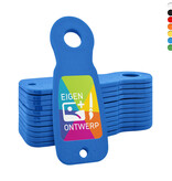 CombiCraft Kunststof Caddy-Key winkelwagenmunten € 1 formaat eigen ontwerp - per 100 stuks