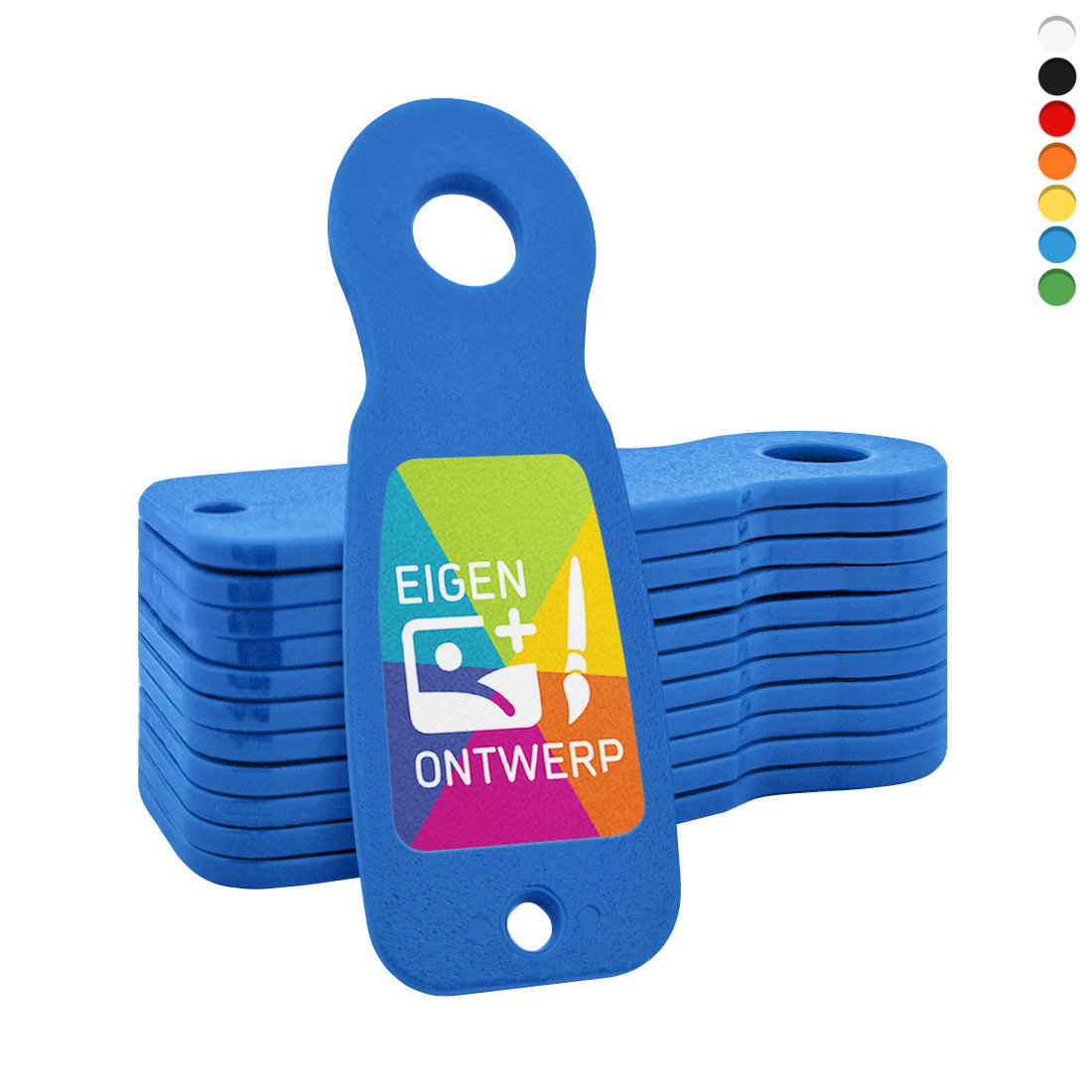 CombiCraft Kunststof Caddy-Key winkelwagenmunten € 1 formaat eigen ontwerp - per 100 stuks