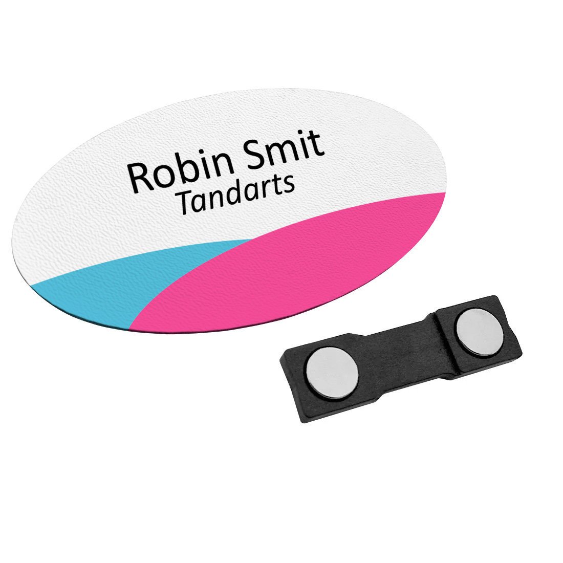 CombiCraft Kunststof naambadge 85x45mm met eigen tekst - per 1 stuk