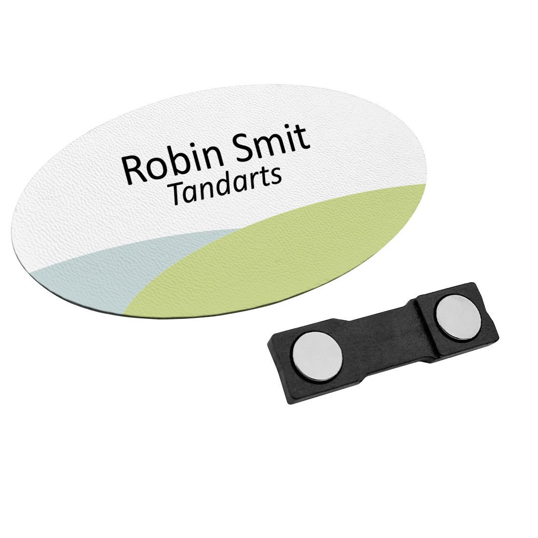 CombiCraft Kunststof naambadge 85x45mm met eigen tekst - per 1 stuk