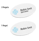 CombiCraft Kunststof naambadge zorg 85x45mm met eigen tekst - per 1 stuk