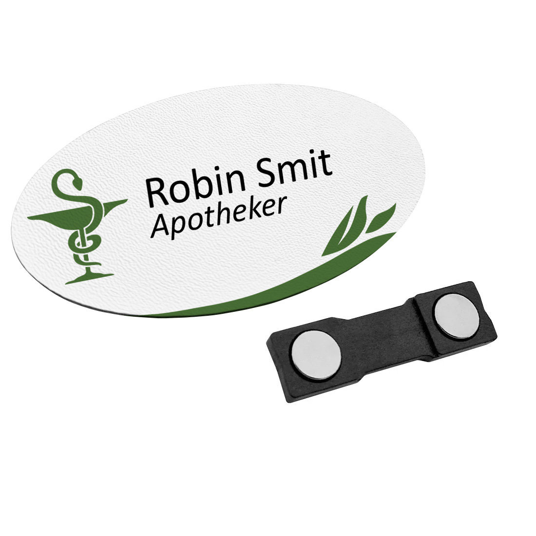 CombiCraft Kunststof naambadge medisch 85x45mm met eigen tekst - per 1 stuk