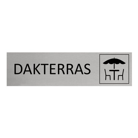 CombiCraft Aluminium deurbordje Dakterras 165 x 45 mm - per 1 stuk