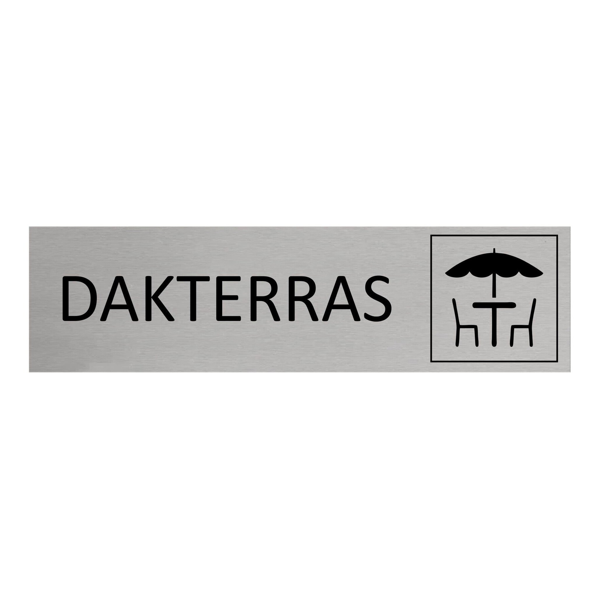 CombiCraft Aluminium deurbordje Dakterras 165 x 45 mm - per 1 stuk