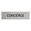 CombiCraft Aluminium deurbordje Conciërge 165 x 45 mm - per 1 stuk