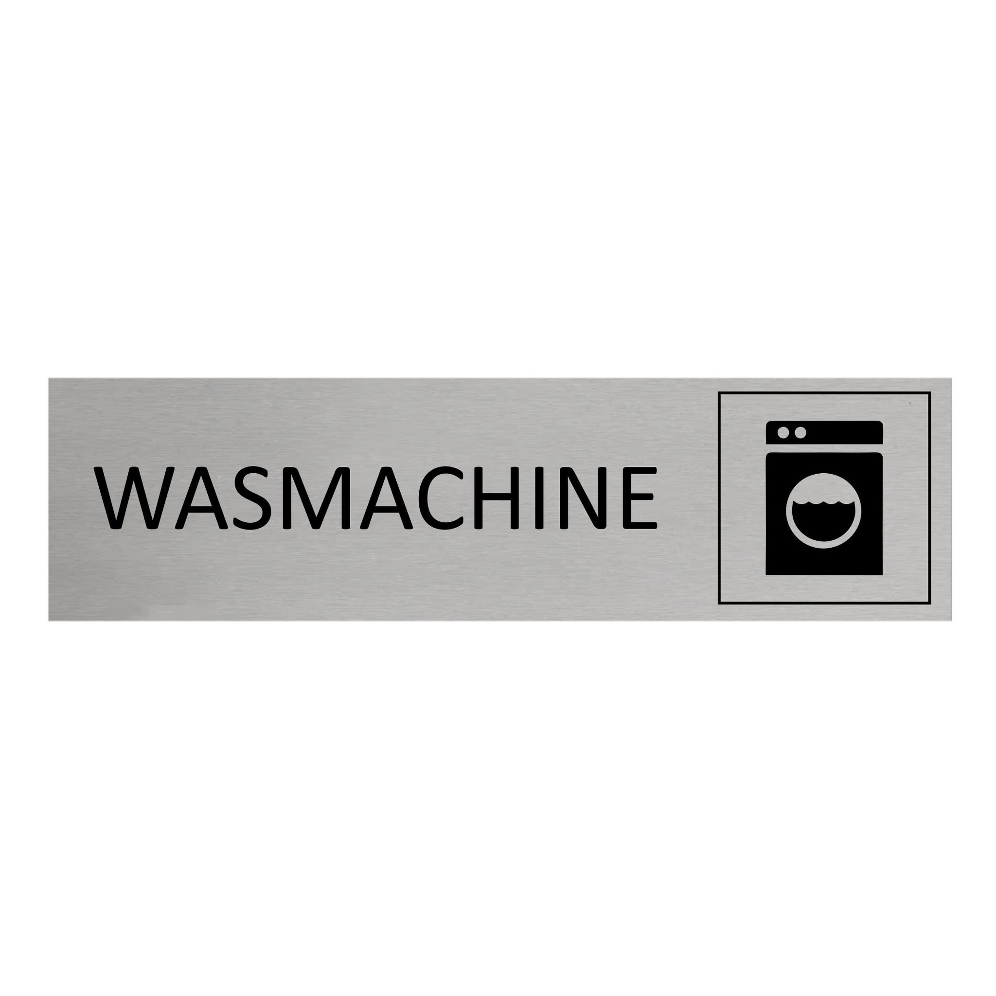CombiCraft Aluminium deurbordje Wasmachine 165 x 45 mm - per 1 stuk
