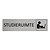 CombiCraft Zilver aluminium deurbordje Studieruimte