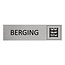 CombiCraft Aluminium deurbordje Berging 165 x 45 mm - per 1 stuk