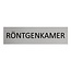 CombiCraft Aluminium deurbordje Röntgenkamer 165 x 45 mm - per 1 stuk