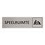 CombiCraft Aluminium deurbordje Speelruimte 165 x 45 mm - per 1 stuk