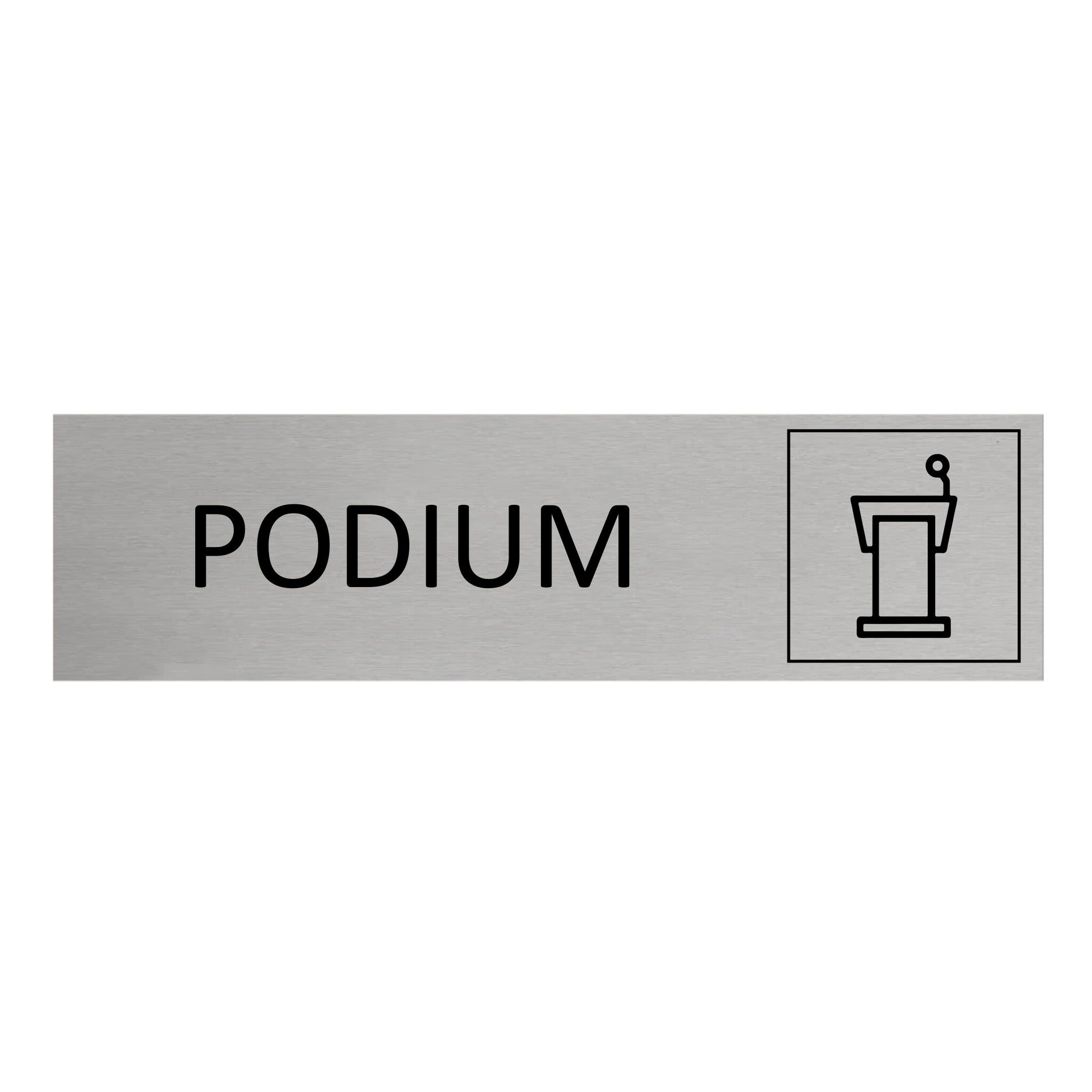 CombiCraft Aluminium deurbordje Podium 165 x 45 mm - per 1 stuk