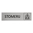 CombiCraft Aluminium deurbordje Stomerij 165 x 45 mm - per 1 stuk