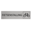 CombiCraft Aluminium deurbordje Fietsenstalling 165 x 45 mm - per 1 stuk