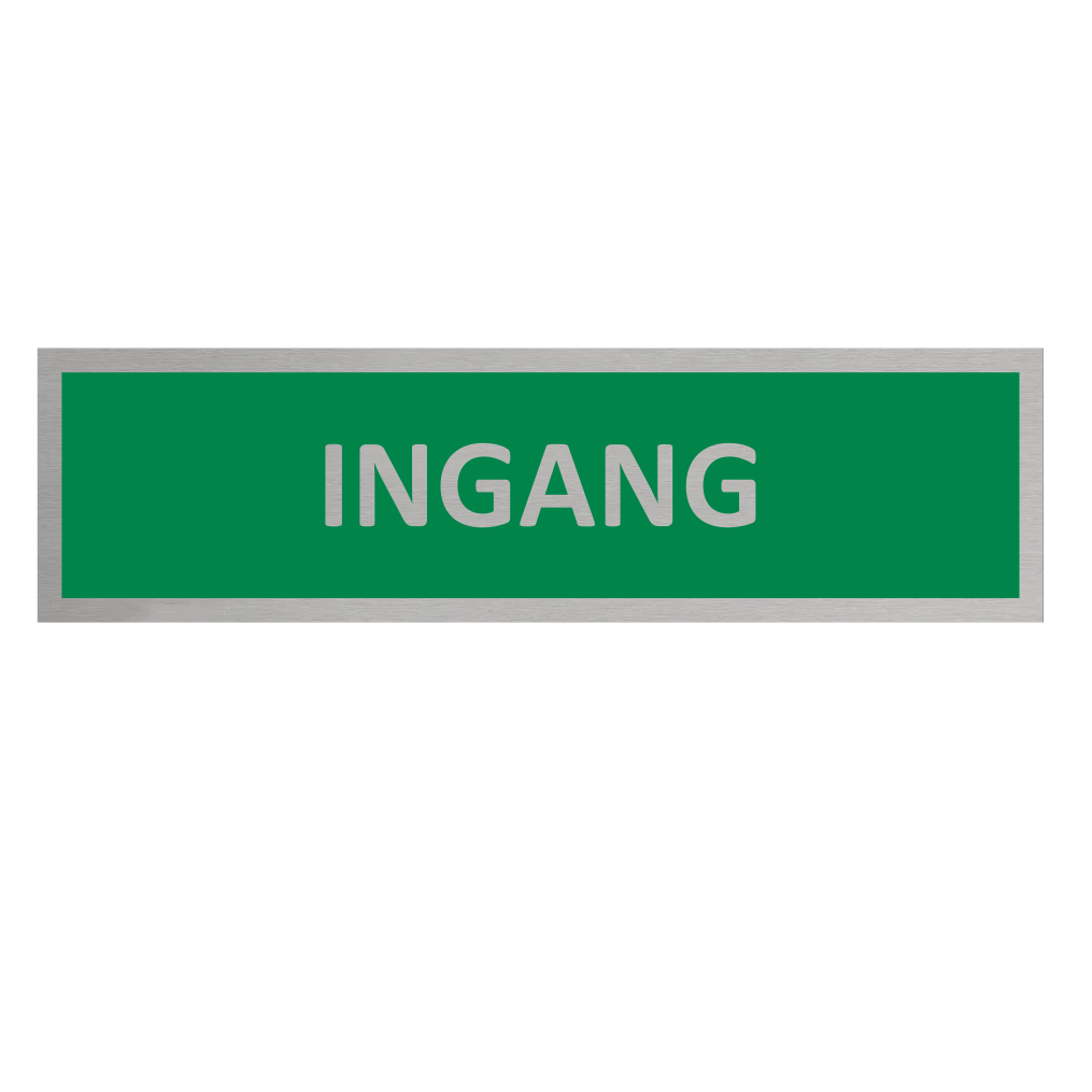 CombiCraft Aluminium deurbordje Ingang 165 x 45 mm - per 1 stuk
