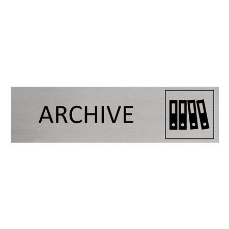 CombiCraft Aluminium deurbordje Archive 165 x 45 mm - per 1 stuk