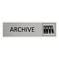 CombiCraft Aluminium deurbordje Archive 165 x 45 mm - per 1 stuk