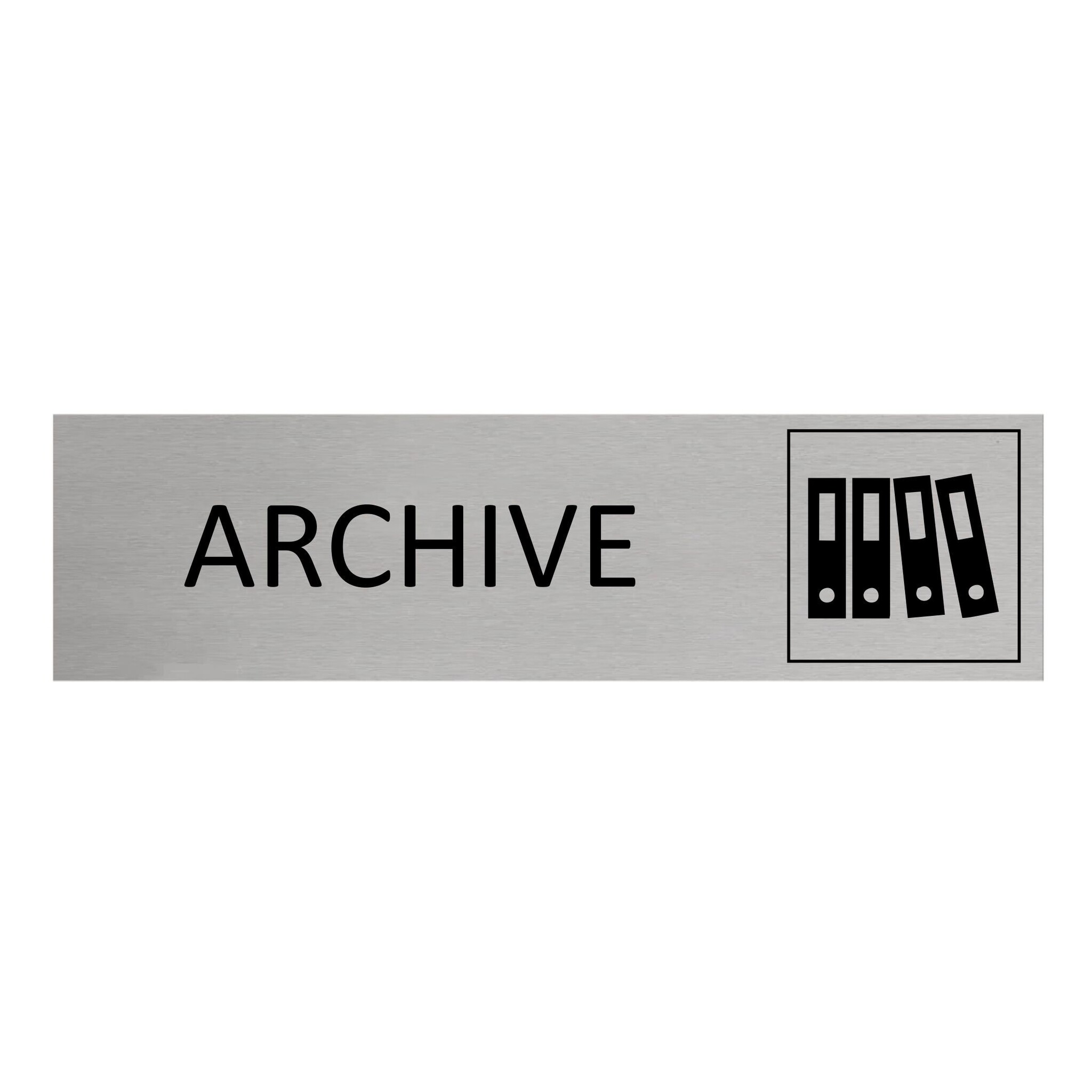 CombiCraft Aluminium deurbordje Archive 165 x 45 mm - per 1 stuk