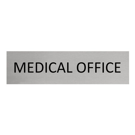 CombiCraft Aluminium deurbordje Medical office 165 x 45 mm - per 1 stuk