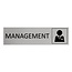CombiCraft Aluminium deurbordje Management 165 x 45 mm - per 1 stuk