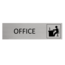 CombiCraft Aluminium deurbordje Office 165 x 45 mm - per 1 stuk