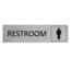 CombiCraft Aluminium deurbordje Mannen restroom 165 x 45 mm - per 1 stuk