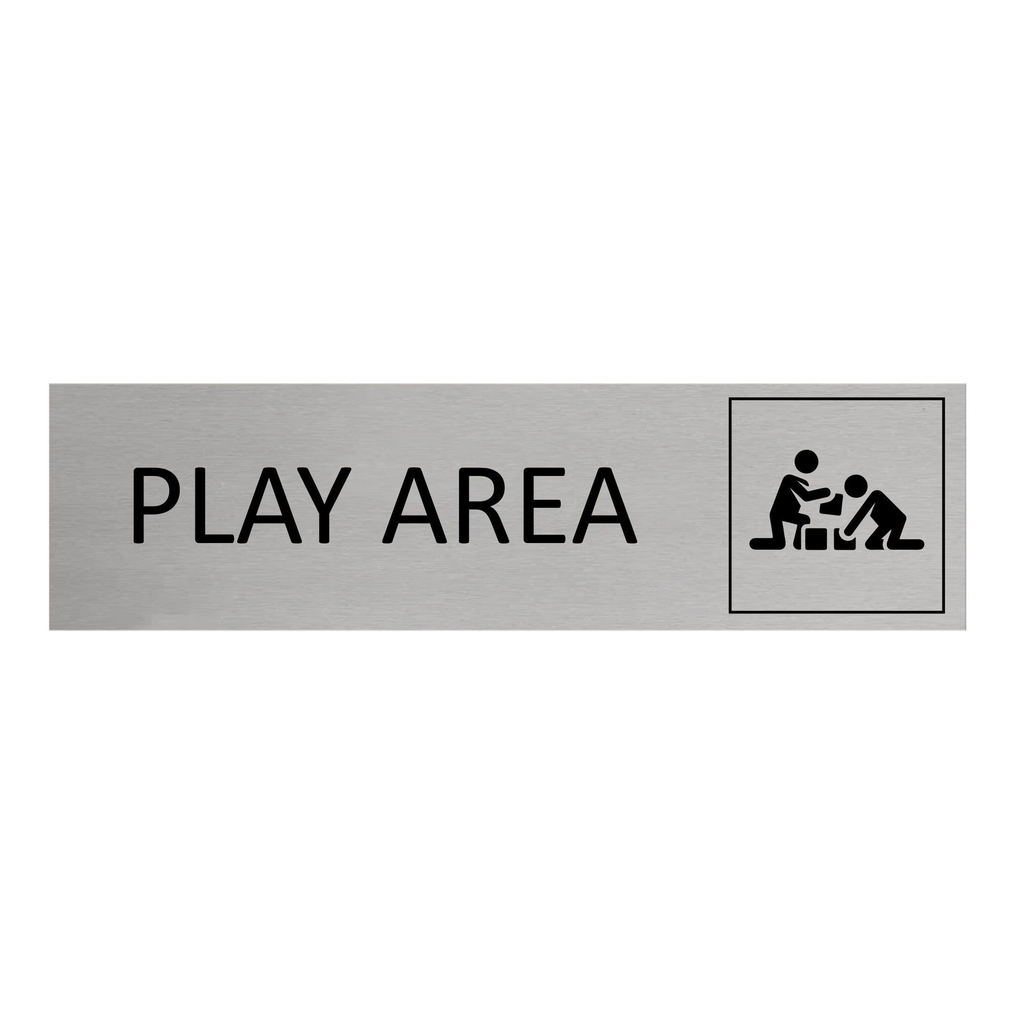 CombiCraft Aluminium deurbordje Play area 165 x 45 mm - per 1 stuk