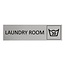 CombiCraft Aluminium deurbordje Laundry room 165 x 45 mm - per 1 stuk