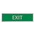CombiCraft Zilver aluminium deurbordje Exit