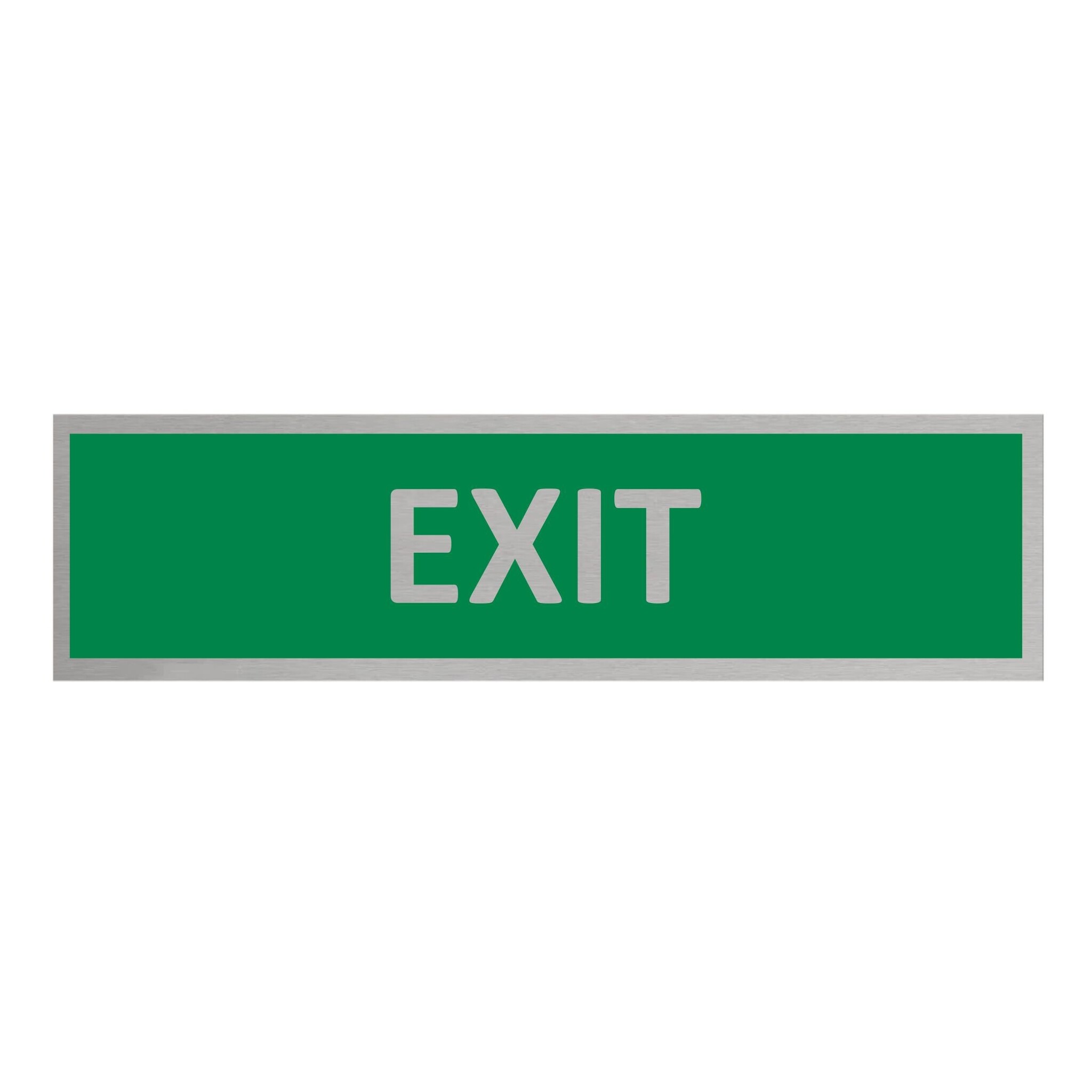 CombiCraft Aluminium deurbordje Exit 165 x 45 mm - per 1 stuk